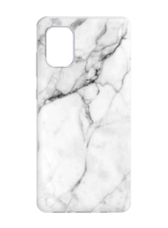 Silikónové puzdro na Samsung Galaxy A32 5G - Marble biele