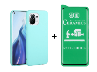 KERAMICKÁ FÓLIA + PUZDRO pre Xiaomi Mi 11 - mentolové