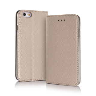 Knižkové puzdro Smart Magnet pre Apple iPhone 7, 8, SE2 - zlaté