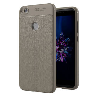 Obal na Huawei P8 Lite / P9 Lite 2017 / Honor 8 Lite Litchi sivý