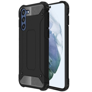 Tvrdený kryt Armor pre Samsung Galaxy S21 FE 5G - čierny