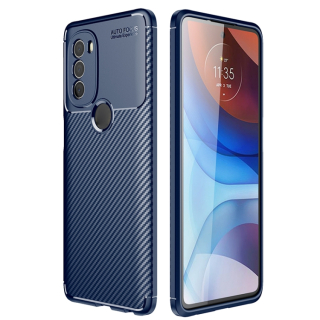 Silikonový obal na Motorola Moto G71 5G - Focus modrý