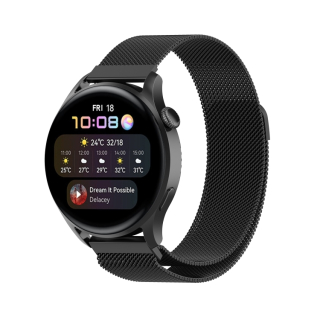Remienok na Huawei Watch GT 3 42mm – Milanese, čierný