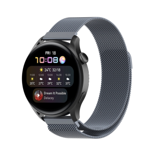 Remienok na Huawei Watch GT 3 42mm – Milanese, sivý