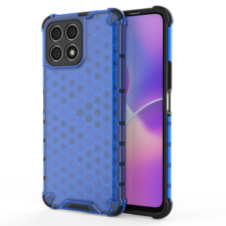 Tvrdený kryt pre Honor X8 - Honeycomb modrý