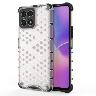 Tvrdený kryt pre Honor X8 - Honeycomb priesvitný