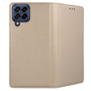 Knižkové puzdro pre Samsung Galaxy M53 5G - Smart Magnet zlaté