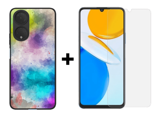 9D SKLO + KRYT 2v1 pre Honor X7 - Pattern 008