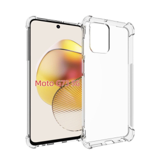Silikónový kryt na Motorola Moto G73 5G - priesvitný