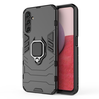 Tvrdený kryt pre Samsung Galaxy A14 4G / A14 5G - RING ARMOR čierny