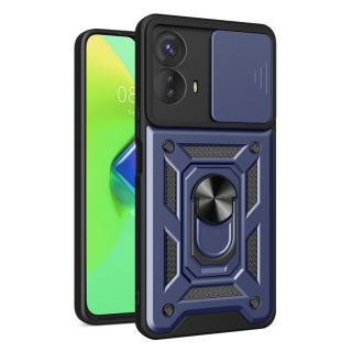 Tvrdený kryt na Motorola Moto G73 5G - RING ARMOR modrý