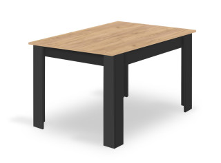 Stôl Artisan NP 120x80, čierne nohy