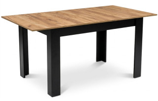 Stôl NP 120-160x80, nohy Craft, čierne
