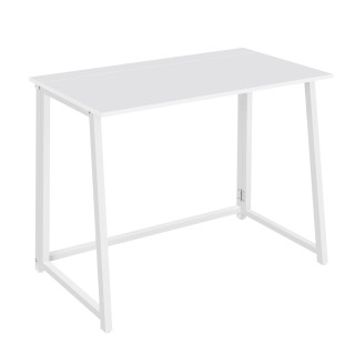 Počítačový stôl MAX 1.0 – biely / biele nohy