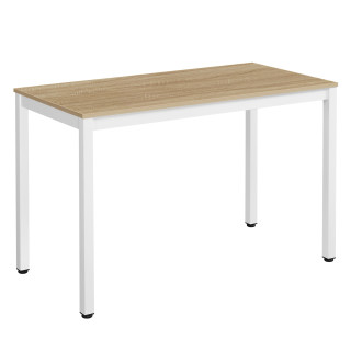 Stôl TESSA 120 cm x 60 cm – dub / biele nohy