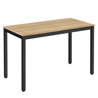 Stôl TESSA 120 cm x 60 cm – dub sonoma / čierne nohy