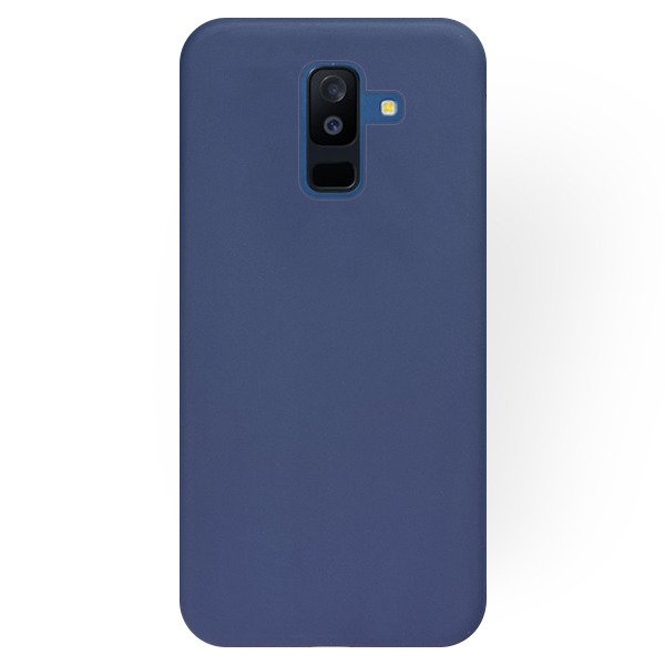 Silikonový kryt (obal) na Samsung Galaxy A6 2018 PLUS matná modrá