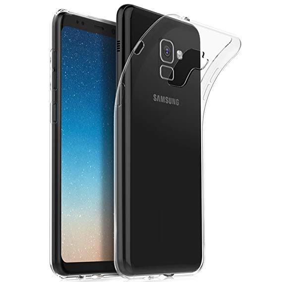 Silikonový obal (kryt) na Samsung Galaxy A8 / A5 2018 priesvitný
