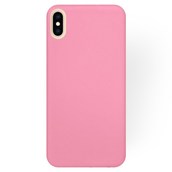 Silikónové puzdro Matt TPU pre Apple iPhone XS Max ružové