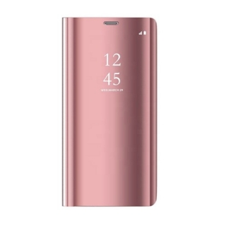 Knižkové púzdro Clear View na Samsung Galaxy A02s ružové