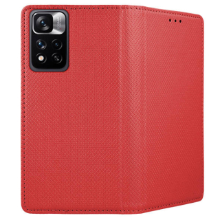 Knižkové puzdro na Xiaomi Redmi Note 11 Pro / Note 11 Pro 5G - Magnet červené