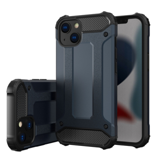 Tvrdený kryt pre Apple iPhone 13 - Hybrid Armor modrý