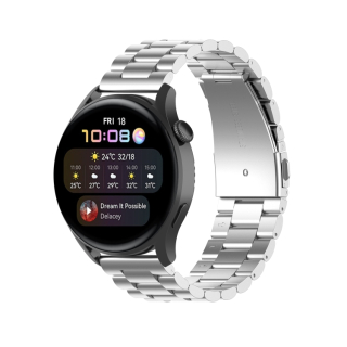 Kovový Remienok pre Huawei Watch 3 / 3 Pro - silver