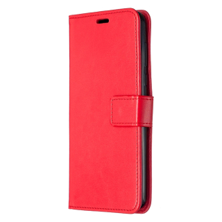 Knižkové puzdro pre Motorola Moto G Pro - Smart Solid červené