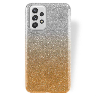 Silikónový kryt na Samsung Galaxy A33 5G - Glitter zlato strieborný