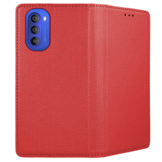 Knižkové puzdro pre Motorola Moto G51 5G - Magnet červené