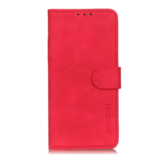 Knižkové puzdro pre Motorola Moto E22 / E22i - KHAZNEH červené