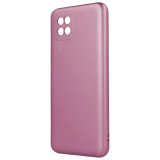 Silikónový kryt pre Samsung Galaxy A22 5G - Metallic ružový