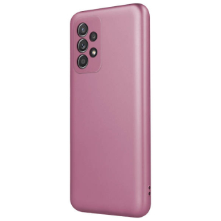 Silikónový kryt na Samsung Galaxy A53 5G - Metallic ružový
