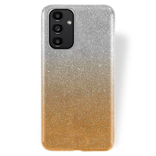 Silikónový kryt pre Samsung Galaxy A04s - Glitter strieborno zlatý