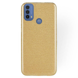 Silikónový kryt na Motorola Moto E20 / E30 / E40 - Glitter zlatý