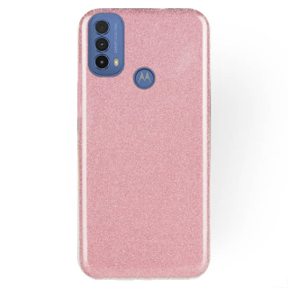 Silikónový kryt na Motorola Moto E20 / E30 / E40 - Glitter ružový
