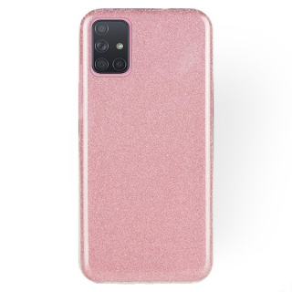 Silikónový kryt na Samsung Galaxy A71 - Glitter ružový
