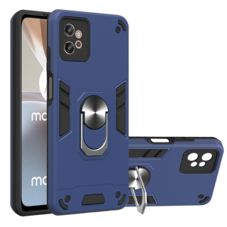 Tvrdený kryt pre Motorola Moto G32 - Ring Armor modré