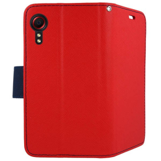 Knižkové púzdro Smart Fancy na Samsung Galaxy Xcover 5 - červené