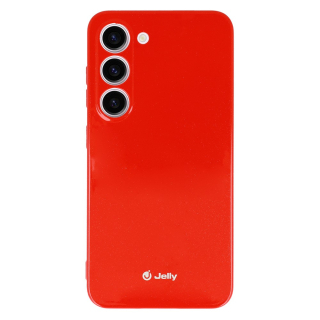 Silikónový kryt pre Samsung Galaxy S23 5G - Jelly červený