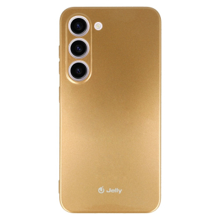 Silikónový kryt pre Samsung Galaxy S23 5G - Jelly zlatý