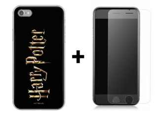 SKLO + PUZDRO pre iPhone 7 / 8 / SE 2022 / SE 2020 -  Silikónový Harry Potter039