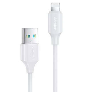 USB nabíjací / dátový kábel Joyroom – Lightning 2,4A 0,25 m biely (S-UL012A9)