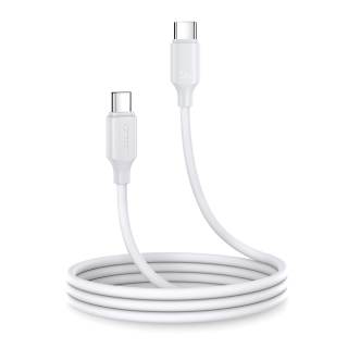 Joyroom kábel USB - C - USB-C 480 Mb/s 60 W 1m biely (S-CC060A9)