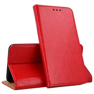Knižkové puzdro na Samsung Galaxy A54 5G - MAGENTO červené