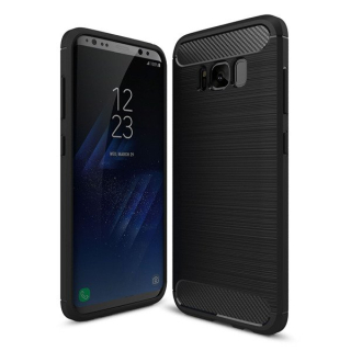 Silikonový kryt pre Samsung Galaxy S8 - CARBON čierny