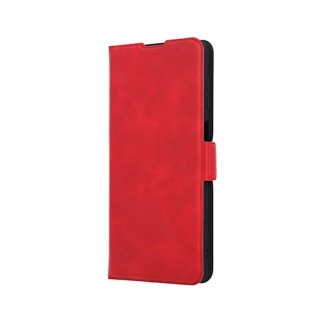 Knižkové puzdro na Xiaomi Redmi 12C - MONO červené