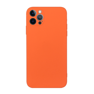 Silikónový kryt pre iPhone 15 Pro - oranžový