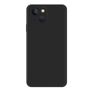 Zadný ochranný kryt pre iPhone 15 - Silikónový čierny