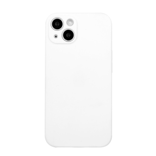 Zadný ochranný kryt pre iPhone 15 Plus - Silikónový biely